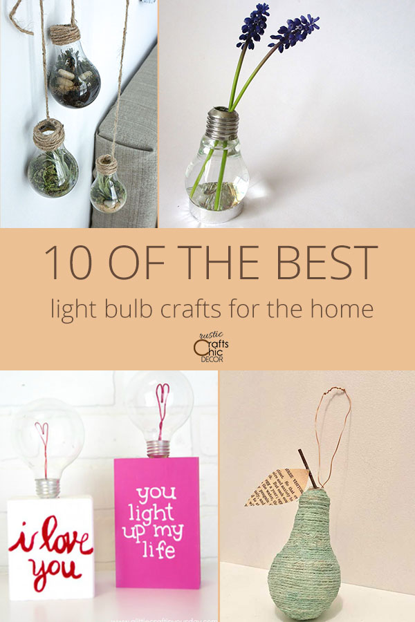 light bulb crafts