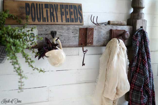 old door knob coat rack