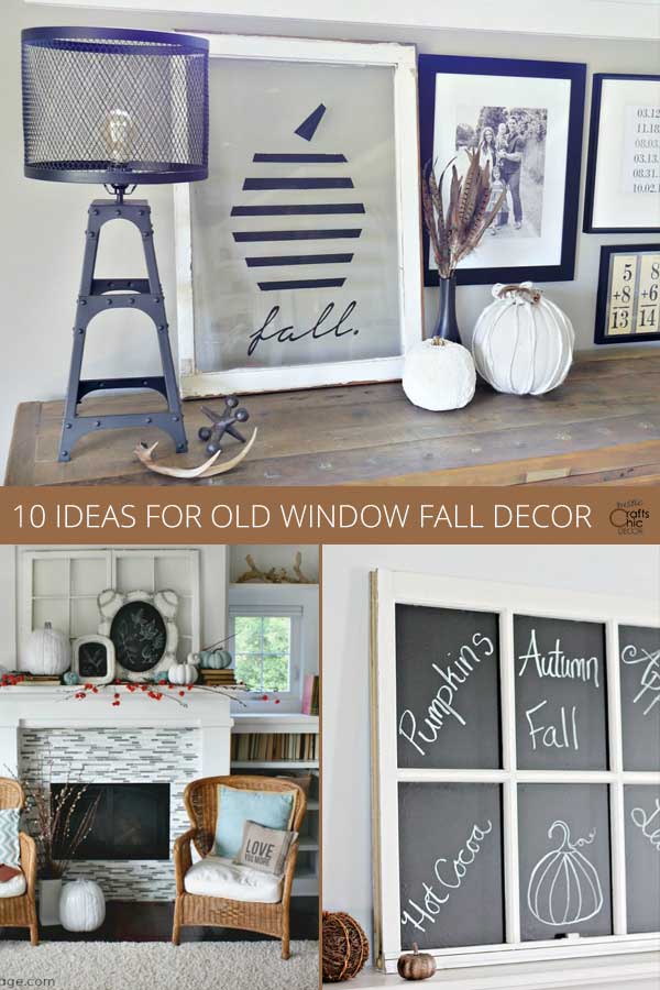 old window decor ideas for fall