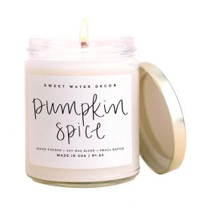 pumpkin spice candle