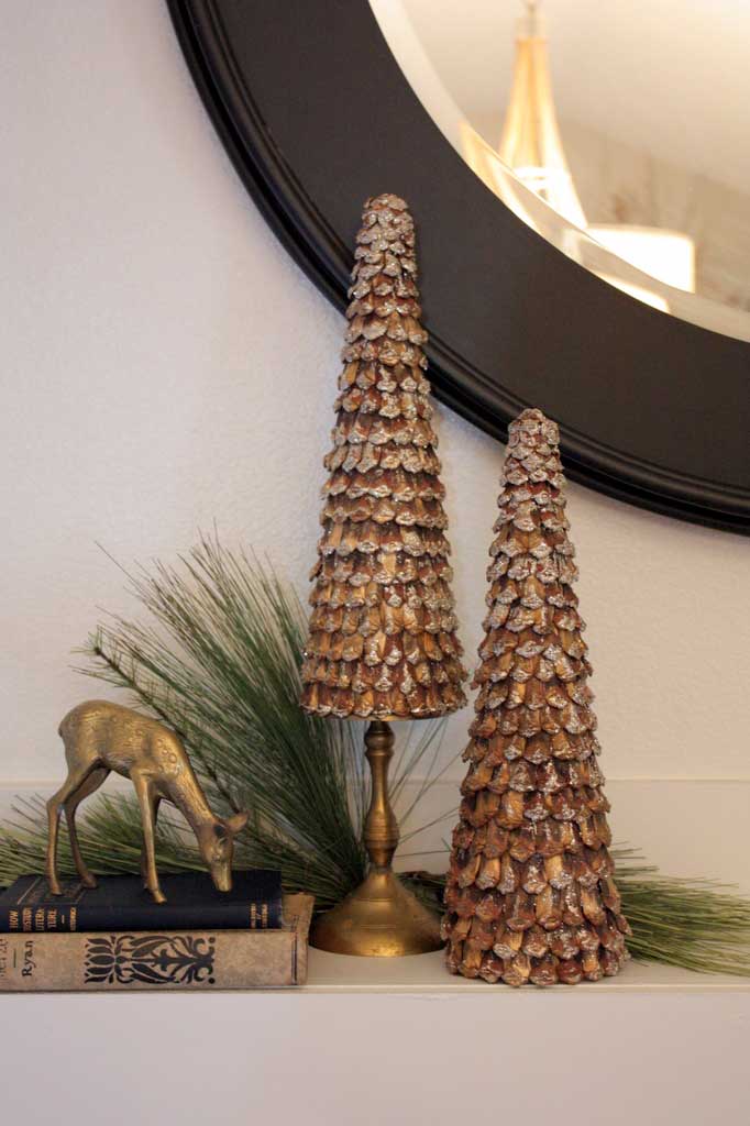 diy pine cone topiary