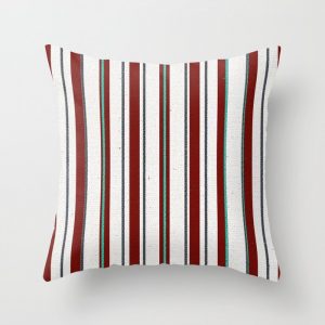 christmas stripes pillow