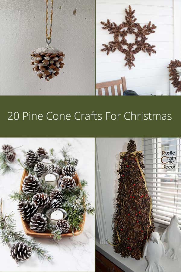 pine cone crafts for christmas