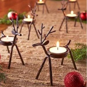 reindeer tealight holders