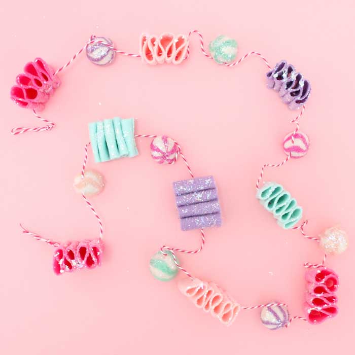 ribbon candy garland