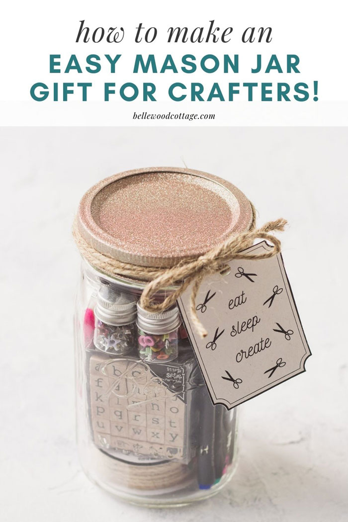 craft supply mason jar gift