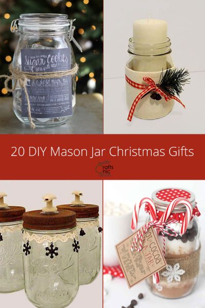 20 DIY Mason Jar Christmas Gifts - Rustic Crafts & DIY