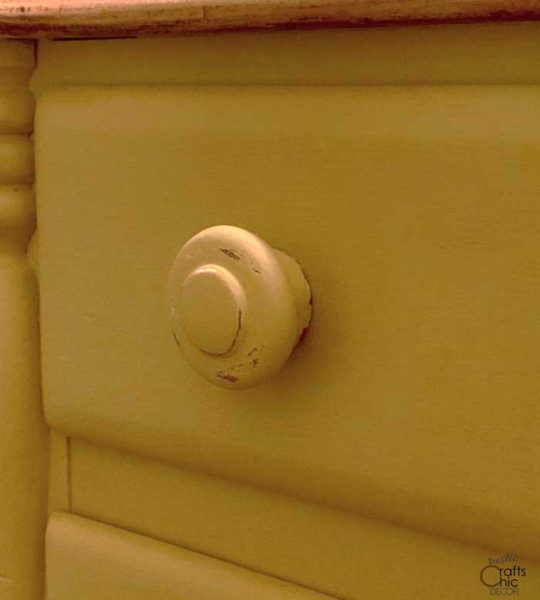 distressed painted cabinet knob