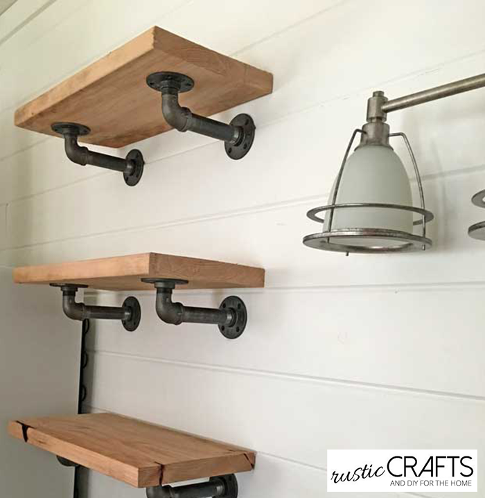 industrial plumbers pipe shelves