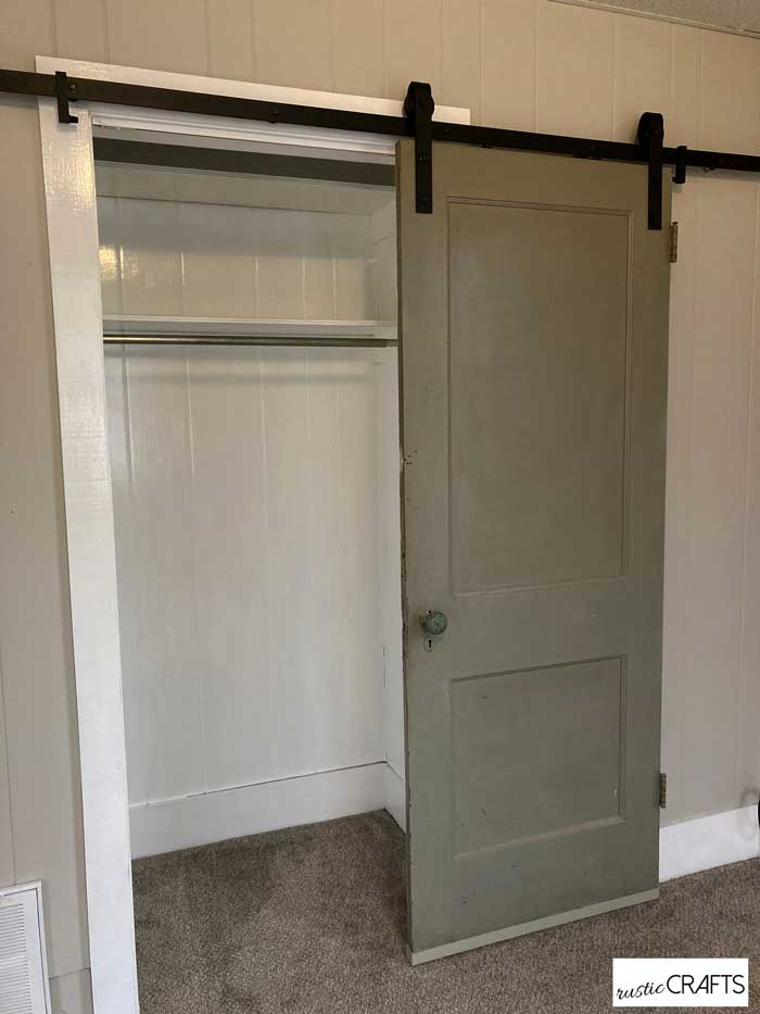rental property upgrades with barn doors