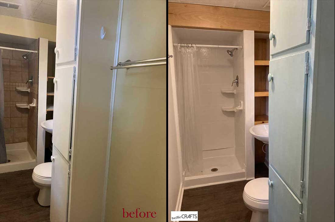 before and after rental property upgrades