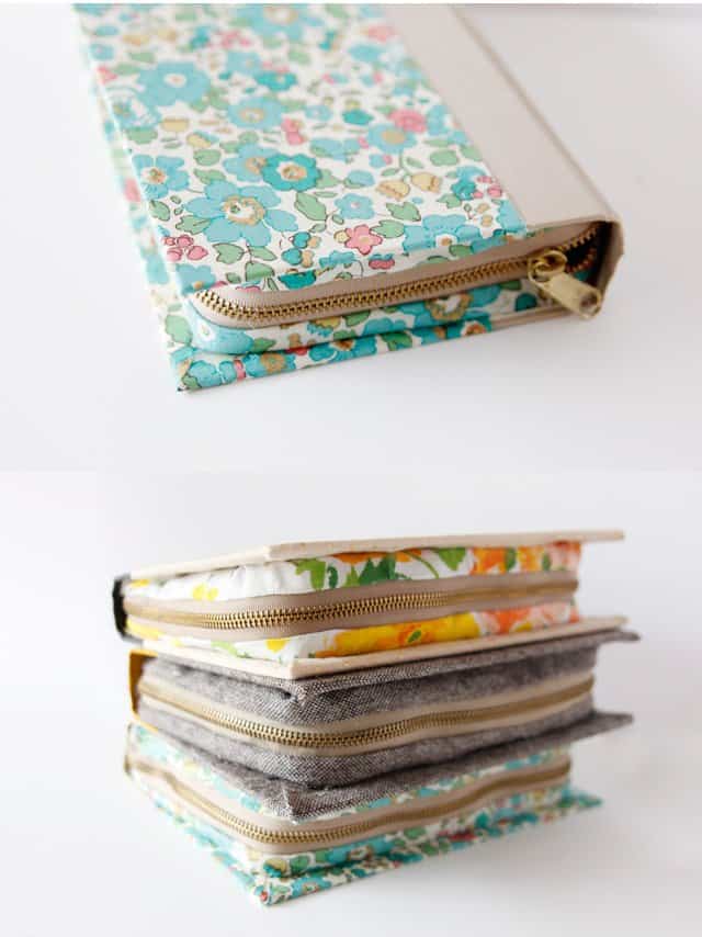 diy zipper book cover