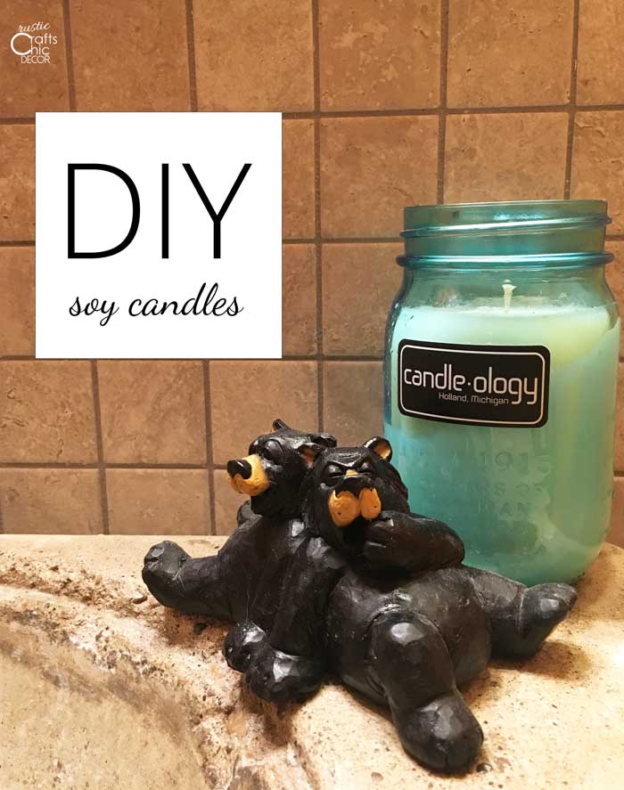homemade soy candles