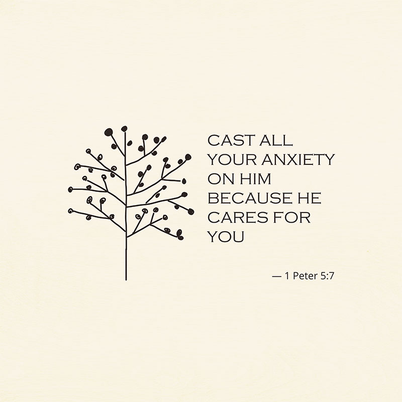 anxiety scripture wall art