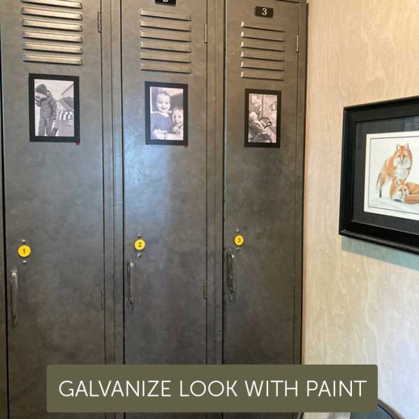 galvanize look with paint